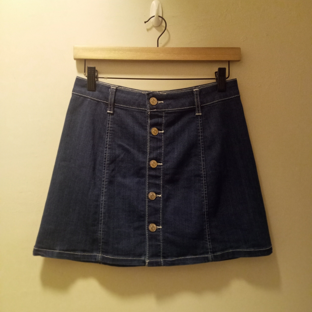 Celebrity Pink Denim Skater Skirt ~ Free Shipping! ☆